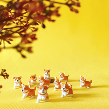 Promoção ~ 10pcs corgi/cachorro/filhote/gnome jardim de fadas/terrário de musgo decoração/artesanato/bonsai/garrafa jardim/decoração de mesa doméstica/presilha 35 diy 2024 - compre barato