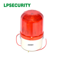 LPSECURITY waterproof outdoor LED lamp beacon red alarm flashing 90dB siren strobe for gsm home alarm system 2024 - buy cheap