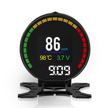 Car HUD OBD2 Head-up Display Digital Speed Car Tuning Accessories Speedometer RPM Temperature Turbo Pressure 2024 - buy cheap