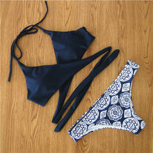 Ariel Sarah Top Bikinis Push Up Swimwear Women 2017 Sexy Bandage Swimsuit Brazilian Bikini Set Bathing Suit Women Beach Biquini 2024 - buy cheap