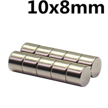 10pcs 10 x 8 mm N35 Super Strong Powerful Small Round Rare Earth Neodymium Magnets 10 x 8 mm 2024 - buy cheap