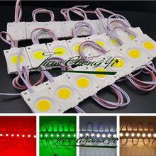 100PCS/lot 2.4W injection COB LED Module light,DC 12V advertising light Red Green blue yellow white  3 years warranty 2024 - buy cheap