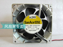 Оригинальный охлаждающий вентилятор SANYO 9GL1224V103, 12 см, 12038 дюйма, 24 В, 0,43 а с алюминиевой рамой 2024 - купить недорого