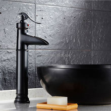 Europe Style Good Looking Black Faucet Deck Mounted Single Handle hot&cold basin mixer crane torneira B3262 2024 - buy cheap