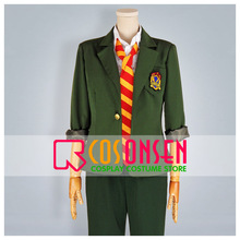 COSPLAYONSEN Code Breaker Toki Fujiwara Cosplay Costume Green School Uniform Set All Size adult costume 2024 - buy cheap