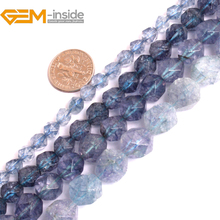 Faceted Dyed Blue Aquamarines Crystal Beads For Cambay Loose Beads For Jewelry Making DIY 15 Inches Wholesale 2024 - buy cheap