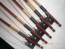 5 PCs High Quality Brazil Wood Violin Bow 4/4 with Ebony abalone shell Octagonic 2024 - buy cheap