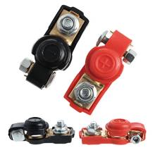 1 Pair Alloy Positive Nagative Car Battery Terminal Clamp Clips Connector New 2024 - buy cheap