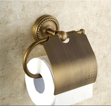 BECOLA медный античный бумажный держатель для полотенец Континентальный ретро рулон туалетной бумаги держатель для полотенец для ванной комнаты GZ-9006 2024 - купить недорого