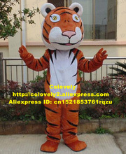 Disfraz de tigre marrón Fierce Tigress para mascota, disfraz de personaje de dibujos animados para adulto, ropa marrón, zapatos rosas, nariz grande No.zz2379 2024 - compra barato