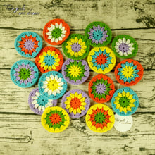 Crochet DIY Cup Mat Handmade Crochet Doilies Table Round Coaster Coffee Pads Accessories Patch Dress Applique 8cm 50pcs/lot 2024 - buy cheap