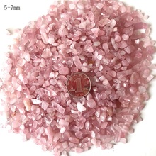 50g Natural Pink Powder Crystal Gravel Rock Madagascar Rose Quartz Raw Gemstone Mineral Specimen Garden Decoration Energy Stone 2024 - buy cheap