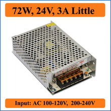 72W 24V 3A Little Switching Power Supply AC 100-120V/200-240V input to Single Outputs DC 24V for LED Strip light driver module 2024 - buy cheap