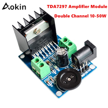 Módulo amplificador de Audio Aokin TDA7297 módulo amplificador UTL amplificador de potencia de Audio DC 6 a 18 V TDA7297 Módulo de doble canal 10-50 W 2024 - compra barato