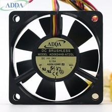 Original  FOR ADDA AD0624HB-A72GL 6025 24V 0.15A 6CM three line inverter server cooling fan 23.98CFM 4500 rpm 2024 - buy cheap