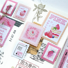 40 piezas Kawaii papelería pegatinas sello impresión diario planificador móvil decorativo pegatinas Scrapbooking DIY pegatinas 2024 - compra barato