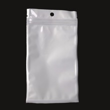 Venta de 10*18cm blanco + claro cierre automático cremallera resellable plástico embalaje al por menor Poly Bag,Ziplock Zip Lock Bag Pouch Hang Hole 2024 - compra barato