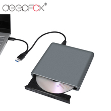 Deepfox-REPRODUCTOR DE CD/DVD ROM externo USB 3,0 tipo C, Unidad óptica, DVD RW, lector de grabador 2024 - compra barato