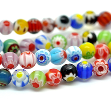 DoreenBeads 5 Strands Millefiori Glass Lampwork Round Beads 6mm (B06831), yiwu 2024 - buy cheap