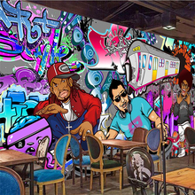 Wellyu-barra retrô de música estilo hip-hop, rock, ktv, painel de fundo personalizado, mural de papel de parede grande para quarto 2024 - compre barato