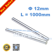 4pcs dia 12mm - L1000mm chrome plated Cylinder Linear Rail Round Rod Shaft Linear Motion Shaft for CNC XYZ 2024 - buy cheap