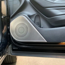 4Pcs stainless steel Car Door Loud Speaker Audio Sound Ring Cover Sticker For Subaru Forester SK 2019 Speaker Ring Circle Trim 2024 - buy cheap