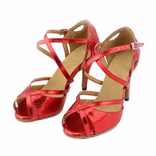 Women Ballroom Latin Dance Shoes Salsa Shoes Female Tango Samba Dancing Shoes High-heeled 6/7.5/8.5cm Social Party Shoes  633 2024 - buy cheap