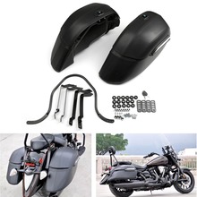 Areyourshop Motorcycle Universal Motorcycle Cruise Classic Side Bag Hard Black Locks Saddle Bags Motorbike Bags 2024 - buy cheap