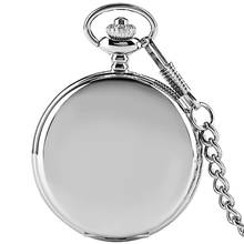 Antique Smooth Black Mini Toy Pocket Watch Men Women Retro Pendant Necklace Quartz Watch Mini Gift Chain Reloj de bolsillo 2024 - buy cheap