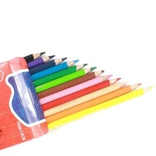 12 Pcs/Set Color Pencils 12 Color Painting Pencil Children Student Art Drawing Stationery Two Sizes 2024 - buy cheap