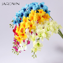 JAROWN Cymbidium Орхидея, искусственные цветы, свадебное украшение, Бабочка, Орхидея, искусственные растения, шелковые искусственные цветы, украшение для дома 2024 - купить недорого