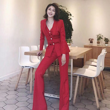 Spring and autumn new fashion casual office professional suit women's suits slim suit jacket vest trousers three-piece suit AL18 2024 - buy cheap