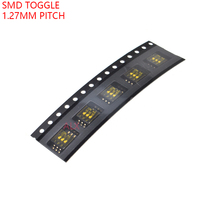 5PCS Gold Plated SMD SMT 3P 3-BIT TOGGLE switch doule Row 3PIN PITCH 1.27MM 3 PIN Slide Switches 3 Position 6 PIN 3-way 2024 - buy cheap