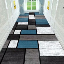 Nordic Style Stair Carpet Geometric Corridor Carpets Hotel Hallway Floor Mat Wedding Floor Area Rugs Anti-Slip Polyester Rug 2024 - buy cheap