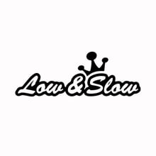 Slow Car Sticker 3D Waterproof Vinyl Car Wrap For Auto Products Letter Motorcycle Accessories Styling Low And Slow Sticker Decal 2024 - buy cheap