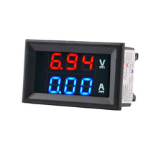 1pcs Professional DC 100V 10A Voltmeter Ammeter Blue + Red LED Amp Dual Digital Volt Meter Gauge 2024 - buy cheap