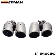 Chrome 304 Stainless Steel Exhaust Muffler Tip For Porsche 14 macan EP-EM8092PC 2024 - buy cheap