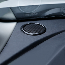 For Mazda 2 Demio DL Sedan DJ Hatchback 2015-2020 ABS Speaker Audio Ring Cover Front A pillar Sound Frame Bezel Sticker Trim 2024 - buy cheap