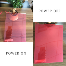 Red 21cmx29.7cm Electric Self-adhesive PDLC Film Smart Glass Window Door Tint Smart Film For Home office car 2024 - buy cheap