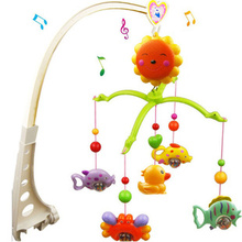 Baby Rattle Toys Newborn Baby Boy Girl 0-12 Months Crib Plastic Rotating Musical Bed Bell Mobile Toys 2024 - buy cheap