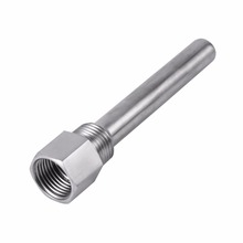 Termocélula de acero inoxidable, hilos NPT de 1/2 pulgadas para sensores de temperatura, termocélulas para instrumentos de temperatura, termómetro 2024 - compra barato