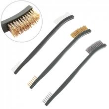 3pcs/lot 7 Inch Practical Steel / Nylon / Brass Brush of Multifunction Suitable for Cleaning Paint / Rust / Dirt 2024 - buy cheap