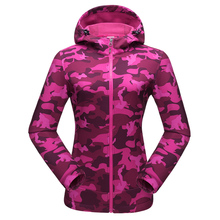 Куртка Tectop Женская тактическая в стиле милитари, с мягкой оболочкой, водонепроницаемая, ветрозащитная, Спортивная камуфляжная, на весну-осень 2024 - купить недорого