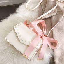 Sweet Lady Square bag 2019 Fashion New Quality PU Leather Women's Designer Handbag Ribbon bow Tote bag Shoulder Messenger Bags 2024 - buy cheap