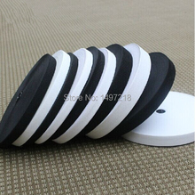 High Quality 25mm Width *5m length/roll Black, White Knitted Elastic Webbing Band Tape for Garment 2024 - buy cheap