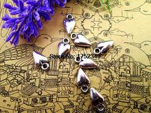 30pcs Heart Charms Heart Pendants Antiqued Silver Tone Double Sided 3D 7 x 10mm 2024 - buy cheap