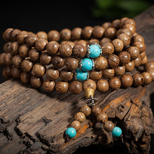 2018 New 108*8mm Natural Sandalwood Buddhist Wenge Prayer Beads Bracelet Wooden Bead Bracelet for Women Men Jewelry pulseira 2024 - buy cheap