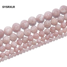 Free Shipping Natural Stone Beads Round Orange Angelite Beads For Jewelry Making Diy Bracelet Necklace 4/6/8/10/12 MM Strand 2024 - buy cheap