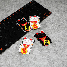 GalonDeco Cartoon Lucky Cat Fortune Cat Safety Reflective Car Stickers Fashion Motorcycle Reflective Stickers Decals 2024 - buy cheap