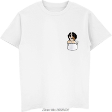 Bernese Mountain Dog T Shirt men Summer fashion t-shirt casual white print O-Neck print male men top tees harajuku streetwear 2024 - buy cheap